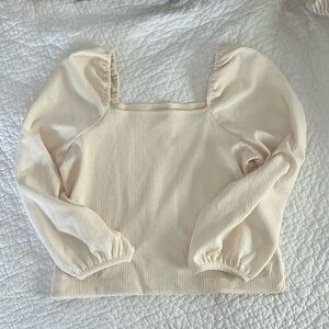 Madewell puff sleeve top